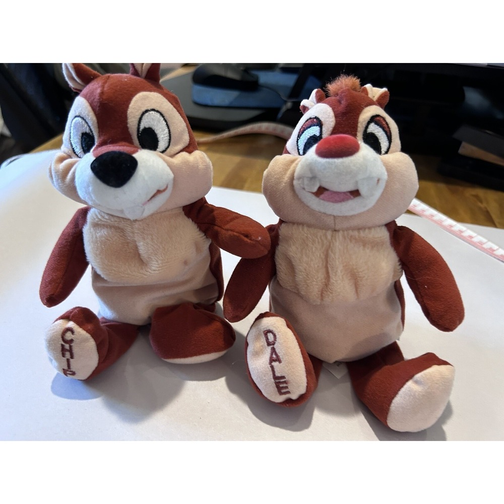 Walt Disney World Chip & Dale Bean Bag Plush Toys